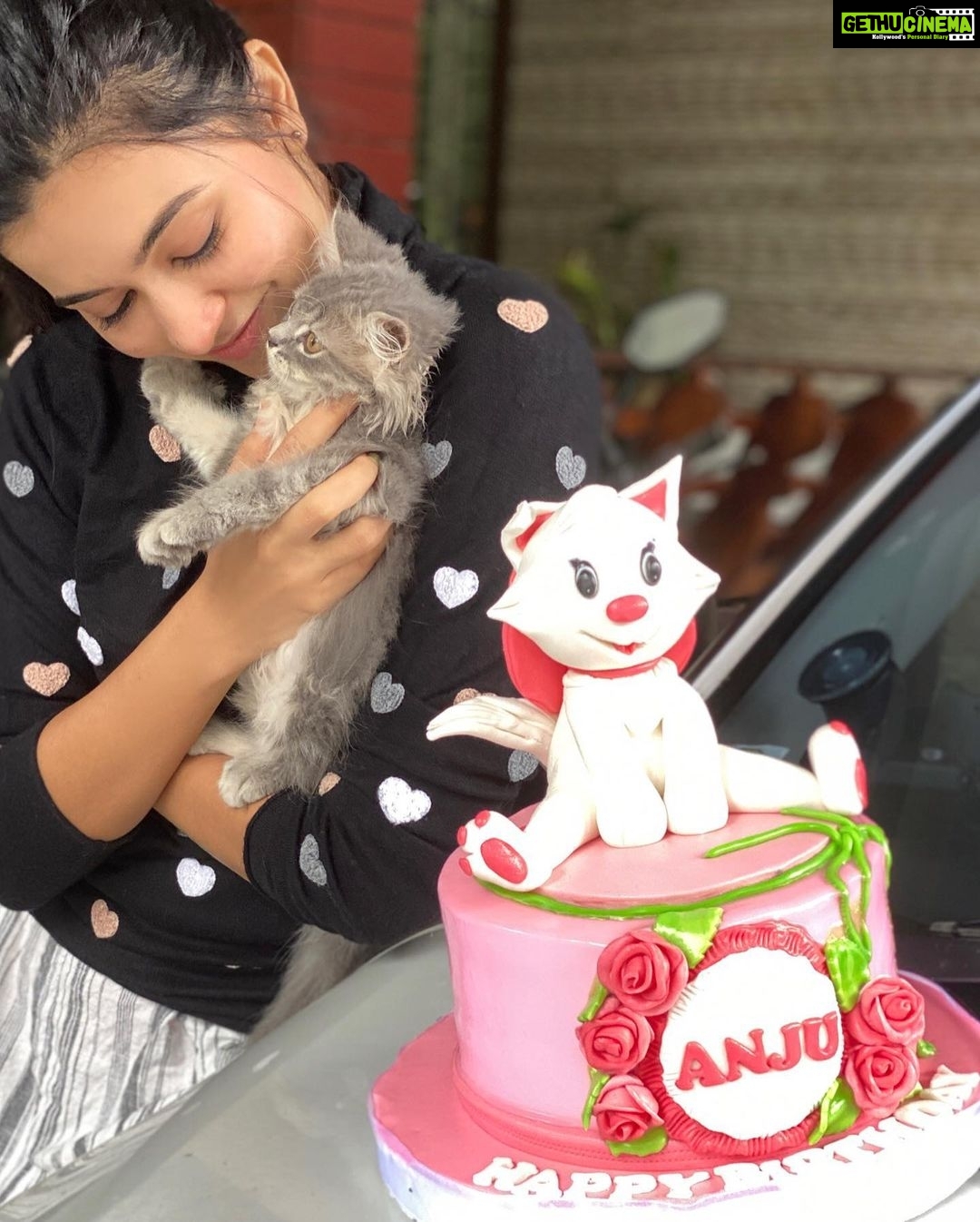 Anju Kurian Instagram - This is me being grateful not just for all the surprises & presents I received today but most importantly, a big thanks to all who loved the real me 🥰🙈. All my love to everyone who took out time to wish me and I am so thankful to god for giving me such a family and friends who never fail to make my day happier. Blessed with the best! ☺️☺️ You guys are too kind and I love you all ❤️❤️❤️. . . . P.c - @rickujacob