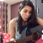 Anju Kurian Instagram - Who else has been learning to play guitar during this quarantine period ? 😹🙈 #quarantineexperiments #stayhomestaysafe #learningnewthings #quarantineproject #guessthesong