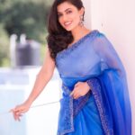 Anju Kurian Instagram – 💙💙💙
P.c – @vijayvendhan 
Saree – @sakhisewinstyle 
MUA – @viji_sharath