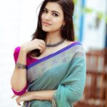 Anju Kurian Instagram – Thankful🙏 grateful💓 blessed😇
.
.
.
Saree – @shiulisarees 
P.c – @riophotography.in 
Styling – @stylefilesbyzoya__joy
Makeup – @swathi.jagannath.1