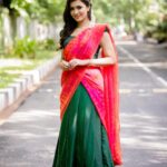 Anju Kurian Instagram - 💚❤️ . . . . 📸- @kiransaphotography . . 👗- @mabia_mb . . 💄- @thestyles_bysha
