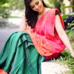 Anju Kurian Instagram - 💖💚💖 📸- @kiransaphotography . . 👗- @mabia_mb . . 💄- @thestyles_bysha