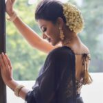 Anju Kurian Instagram - I’m more of a rainy day person than a bright sunny day one. . . Makeup | Hair | styling | 📸 - @thestyles_bysha . . . Attire - @sakthi_boutique