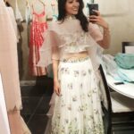 Anju Kurian Instagram - Wearing @varunchakkilam Styled by @manasa.manasa.manasa