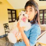 Anju Kurian Instagram – Finally I copied Romeo’s hairstyle 💁🏼‍♀️ And that’s his reaction for it😯😳🤯