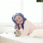 Anju Kurian Instagram - I’m off to club bed 😎featuring DJ pillow & MC blanky 😁😁😁 P.c - @balakumaran_me H&M - @vedya.hmua Location - @bnbboutique_chennai