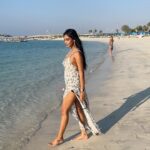 Anukreethy Vas Instagram – Beach baby all the way 🌊 
.
.
#dubai @nammos.dubai #beachbaby #blues Nammos Dubai