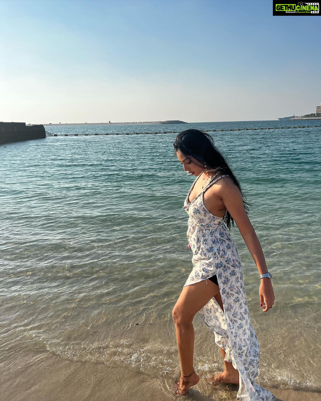 Anukreethy Vas Instagram - Beach baby all the way 🌊 . . #dubai @nammos.dubai #beachbaby #blues Nammos Dubai