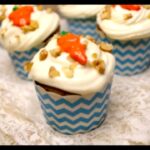 Anupriya Kapoor Instagram - My Carrot Cupcake recipe is moist and very subtle on cinnamon (just how I like it )🥕+🧁 These cupcakes are topped with smooth and luscious cream cheese frosting. Link - https://youtu.be/iHS6gr1emb8 #carrotcupcakes #cupcakes #creamcheesefrosting #creamcheese