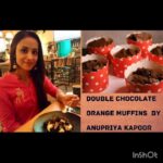 Anupriya Kapoor Instagram – Double chocolate🍫orange🍊muffins 
 #doublechocolateorangemuffins
#chocolate #orange #chocolateorangemuffins