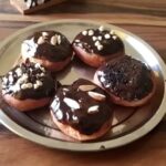 Anupriya Kapoor Instagram – My #homemadedoughnuts filled with #homemadecustard topped with #homemadechocolateganache
