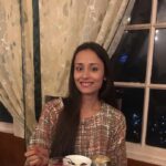 Anupriya Kapoor Instagram - Night straight out of a romantic novel. It was a cosy winter night, at a hilltop restaurant with delicious food, candle light, soothing music ( mostly old songs), breathtaking view of the valley and my favourite company. One of the most perfect evenings of my life. Today, in these circumstances ( #lockdown ) it feels like that day and those moments are a luxury I can’t have😞 #perfectdatenight #us #yaadein #cherishedmoments #appreciatewhatyouhave