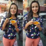 Anupriya Kapoor Instagram - 😋😋😋😝😝😜😛😛😛😜😜 You didnt get to eat all this @varunsharma_108 but i wish you were with me 🤗🤗 Hum do #bhukkad sab kha jaate 🤷‍♂️🤷‍♀️