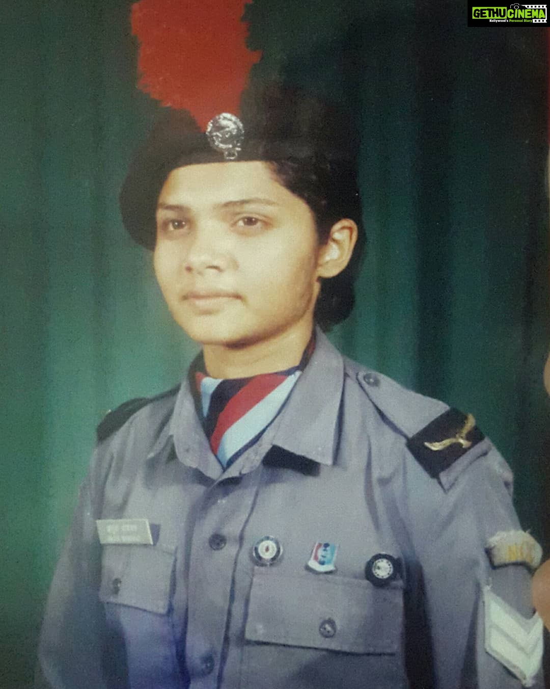 Anuya Bhagvath Instagram - The airwing NCC girl! nostalgiaaa! Quarantine timepass going through old pictures! #anuya #quarantinetimepass
