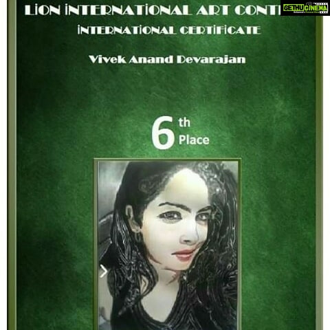 Anuya Bhagvath Instagram - Ur inspiration inspires me! My fan who won a prize for choosing me as his subject! Blessed! #anuya @vivekerode21