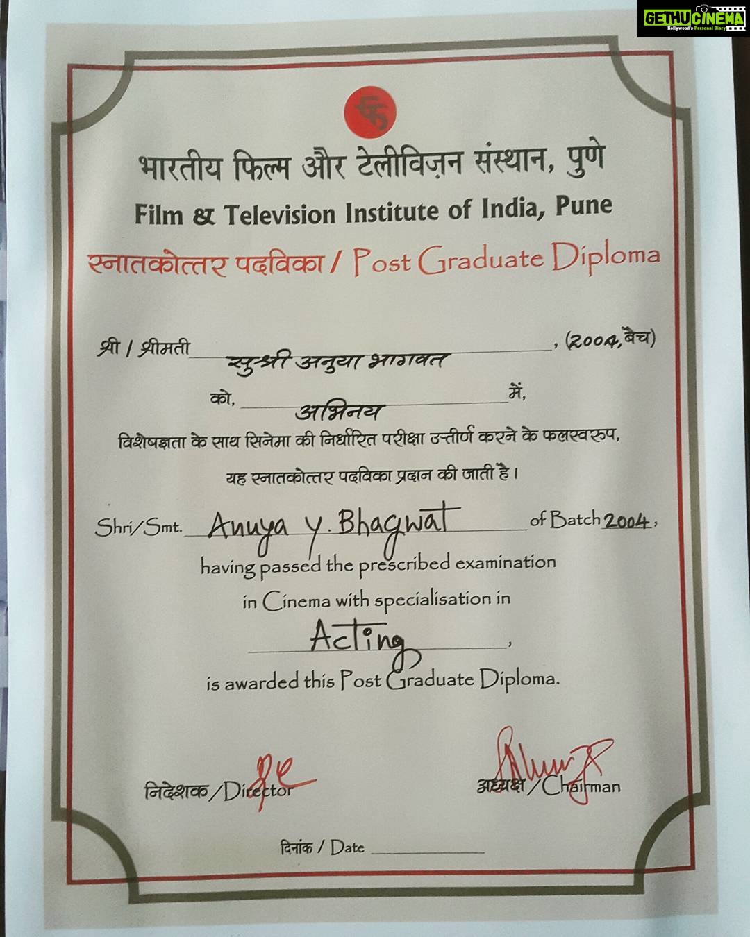 Anuya Bhagvath Instagram - Biggest dream come true!