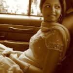 Anuya Bhagvath Instagram – Throwback! Oh that innocence :* #anuya #car #salwarsuit