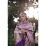 Aparna Balamurali Instagram - Look for the magic in every moment ✨ Saree : @panachebyandria Blouse : @pooojadev Styling : @elizabeth_vivinanchery MUAH : @femy_antony_makeup_artist Assisted by : @sarath.kumar86 PC : @blur__fashion