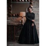 Aparna Balamurali Instagram - 🖤🖤🖤 Wearing: @zyrastudio Loving the make up by @theglamupstudio Pc: @cappuccino_creatives