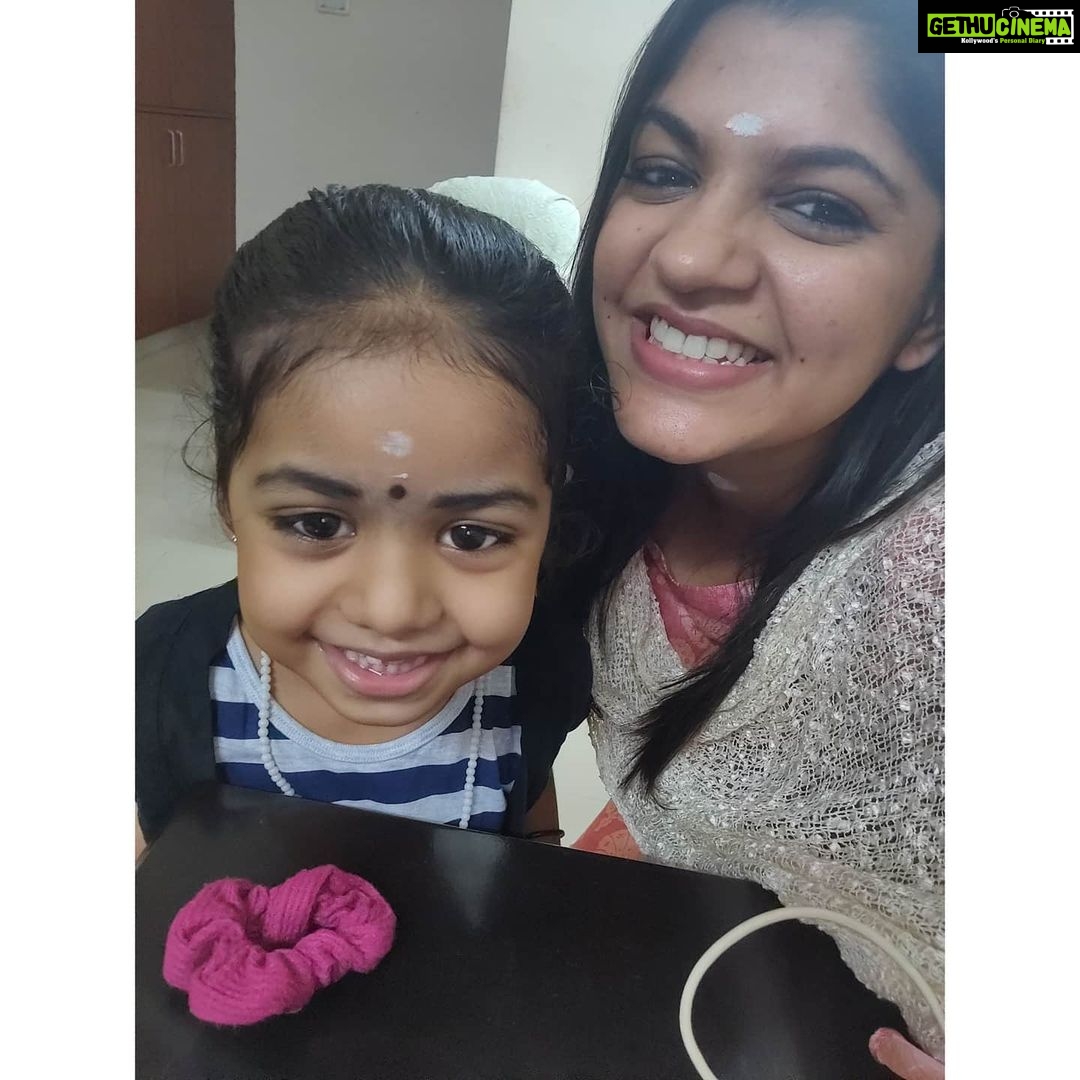 Aparna Balamurali Instagram - Thankamani and me!! Missing her to bits ♥️ Chennai Arumbakam