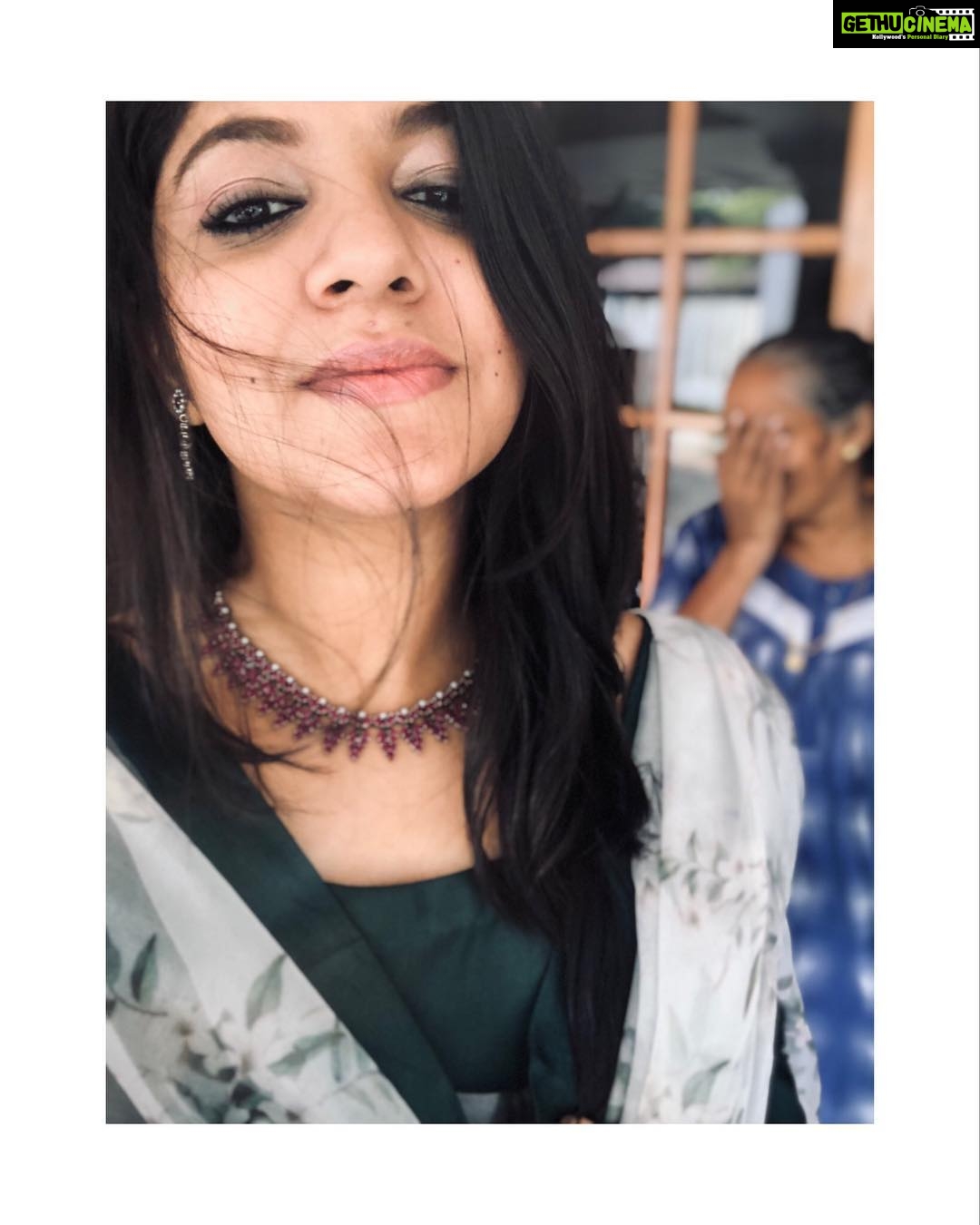 Aparna Balamurali Instagram - Wedding season begins! 💚 Outfit starting from @belleficial_couture 💕 Loving the accessories from @daivik.in Thrissur