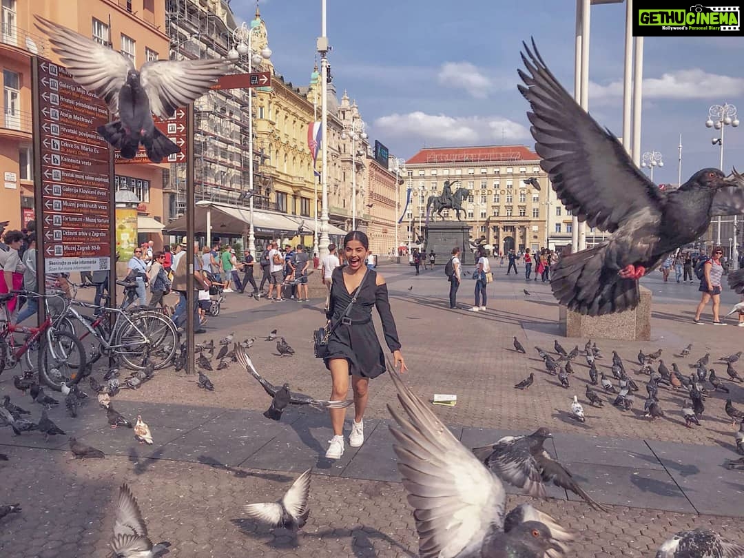Aparnaa Bajpai Instagram - Tears of joy. That's the face!!! #travel #glocalchild #traveller #mytravelstories #Zagreb #croatia Zagreb, Croatia