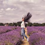 Aparnaa Bajpai Instagram - 💜 #travel #glocalchild #london Mayfield Lavender Field
