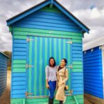 Aparnaa Bajpai Instagram - Going to miss this one😔 #melbourne #australia #travel #style #traveller #mytravelstories #goglocal🌍 #glocalchild Brighton Bathing Boxes