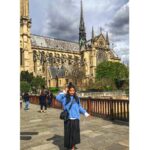 Aparnaa Bajpai Instagram - It's just that I know I don't look so good when I look into the camera so I better look away.. yeah! #travel #style #traveller #mytravelstories #paris #notredame #iloveparis #glocalchild #goglocal🌍 Paris, France
