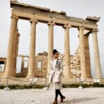 Aparnaa Bajpai Instagram - A very goddess like Athena moment. Acropolis: the high city in Greek! Built destroyed and restored. This place is enriched with some say 'mythology' and some say 'history' of the Gods and wars. #athena #parthenon #acropolis #poseidon #athens #zeus #greece #travel #style #travelstories #atlantaworld #glocalchild #goglocal🌍 Acropolis - Ακρόπολη