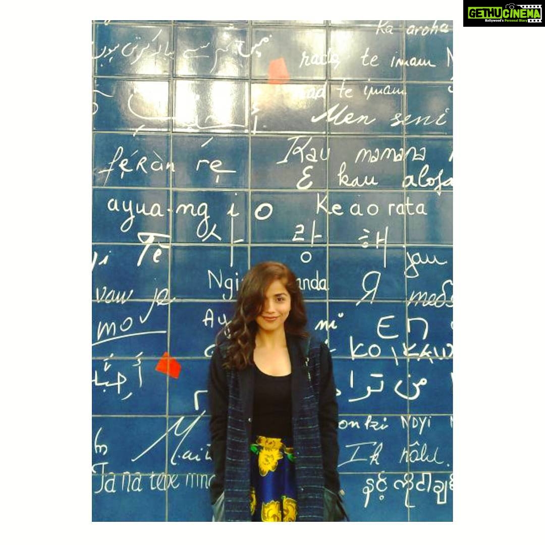 Aparnaa Bajpai Instagram - The wall of Love ❤️ The Love Wall of Paris