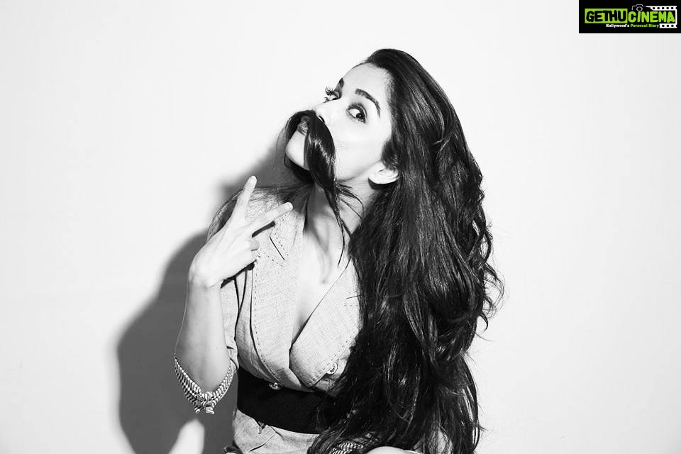 Aparnaa Bajpai Instagram - Just wanted to know what growing a moustache would feel like. It looks as cool on me as on men😎