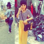 Aparnaa Bajpai Instagram - As goofy as it gets on the set💩 clicked by this weirdo @akanksha_corda