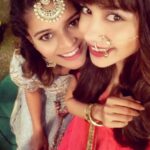 Aparnaa Bajpai Instagram - The bridesmaid with her bridesmaid! @kirti775 you know what I'm saying :pp Lucknow, Uttar Pradesh
