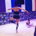 Aparnaa Bajpai Instagram – En pointe.. Learning. Not bad🙈 #theworlddancecentre