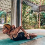 Aparnaa Bajpai Instagram - In my zone. #bhekasana #yogasana #yogapractice Auroville