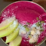 Aparnaa Bajpai Instagram - Fun fact about me 😛 Almost 10 years back I stayed on almost all raw foods for a complete year or a little more. I haven’t been able to come around to this lifestyle since then. Raw foods are extremely beneficial when it comes to retaining the nutrients of the food which is lost while overcooking the food. I was my healthiest self at that point of time and after that my journey with food has been of a love & hate relationship. During my acting days, to match up with the skinny trends & avoid my chubby cheeks to show on the screen; I really went yo-yo-ing and developed this unhealthy pattern of using food as either a comfort or a punishment to my mental state in that current situation. Yoga & Traveling are 2 things which made me look at food either as nourishment for the body or a treat for the soul. I stopped looking at food as a mode of happiness or entertainment. I am glad my relationship with food has become the best I have ever known but it’s not always that easy to maintain a healthy lifestyle when you are surrounded by plethora of wrong foods & wrong information. I am slowly coming around & sticking to healthier foods by eliminating all processed & packaged stuff & introducing more of a satvik lifestyle to my yogic one:) PS: I am not going raw but maintaining a healthy balance of consuming foods in most natural forms. One big credit for this goes to @satvicmovement for re-introducing healthy ways of preparing food at home. - Also, the smoothie bowl shown in the pic has beetroot, banana & green apple in it. Cheers to whoever is making a healthy change. Change is good✨