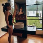 Aparnaa Bajpai Instagram – Yoga anywhere & everywhere 🥰 Rainforest Athirapally