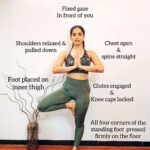 Aparnaa Bajpai Instagram - Find your Tree pose 🌳 Vrksasna helps us find balance not only in our bodies but also in our minds. Practicing drishti (gaze), the posture cultivates focus and concentration. Working on our root chakra, the posture helps us find our center and our deep roots of existence on the earth. With many more physical benefits of building strength & flexibility of legs, thighs, hips, ankles and calves, this posture looks simple but is extremely effective. . . . . #treespose #vrksasana #yoga #yogateacher #yogatutorial #yogapractice #yogajourney #yogainspiration #yogaposes #yogaathome #yogaeveryday #yogalife #inflexibleyogis #yogatips #yogaforbeginners #flexibleyogis #yoga_day_every