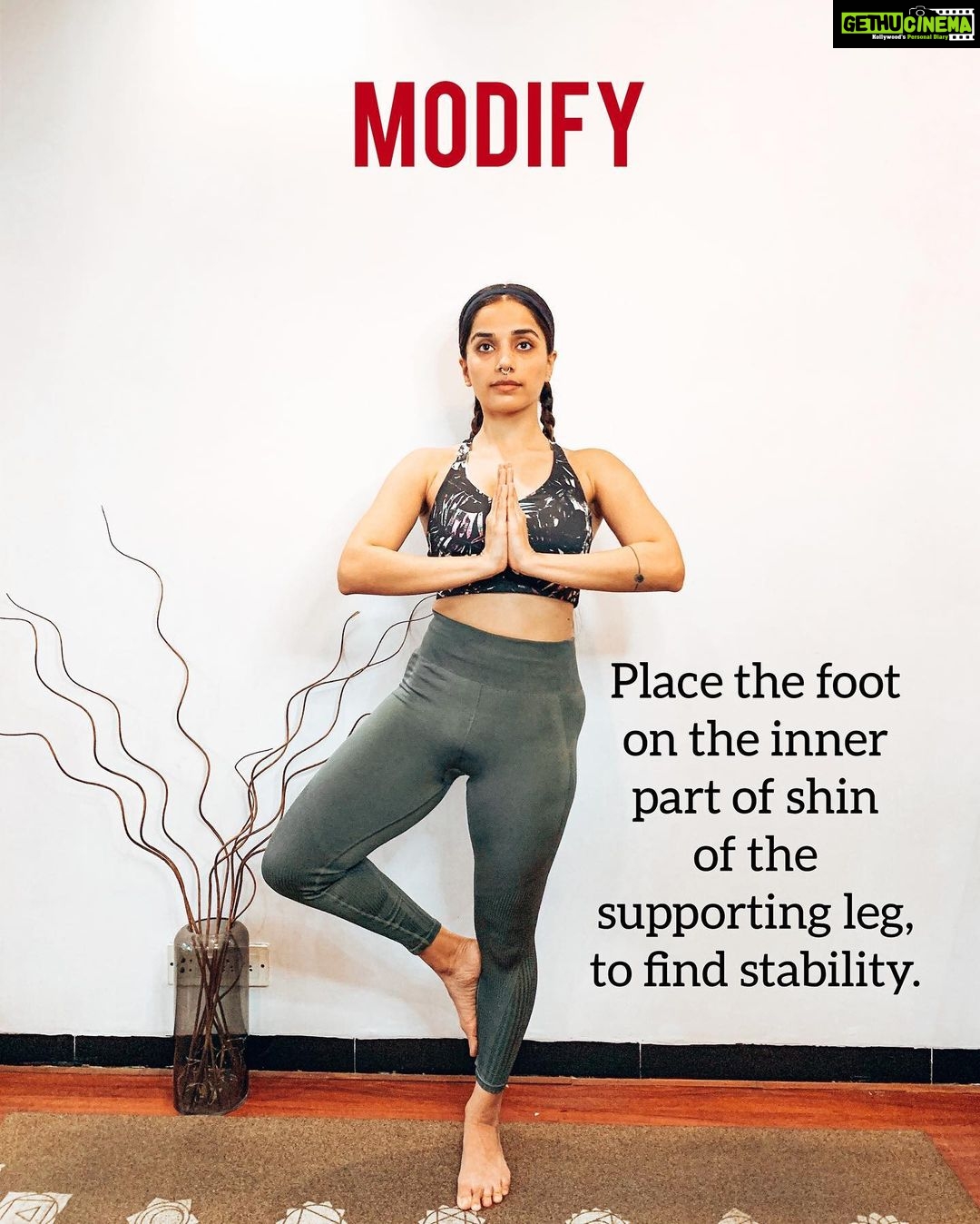 Aparnaa Bajpai Instagram - Find your Tree pose 🌳 Vrksasna helps us find balance not only in our bodies but also in our minds. Practicing drishti (gaze), the posture cultivates focus and concentration. Working on our root chakra, the posture helps us find our center and our deep roots of existence on the earth. With many more physical benefits of building strength & flexibility of legs, thighs, hips, ankles and calves, this posture looks simple but is extremely effective. . . . . #treespose #vrksasana #yoga #yogateacher #yogatutorial #yogapractice #yogajourney #yogainspiration #yogaposes #yogaathome #yogaeveryday #yogalife #inflexibleyogis #yogatips #yogaforbeginners #flexibleyogis #yoga_day_every