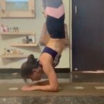 Aparnaa Bajpai Instagram - . . . . Tripod headstand? Palms stretched out? Palms facing Up? Elbow headstand? Forearm support? Or Supported headstand? ✌🏻💪🏻🙏🏻💙