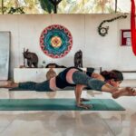 Aparnaa Bajpai Instagram – Yogasana:~Flying 🦎 pose Kashish Yoga