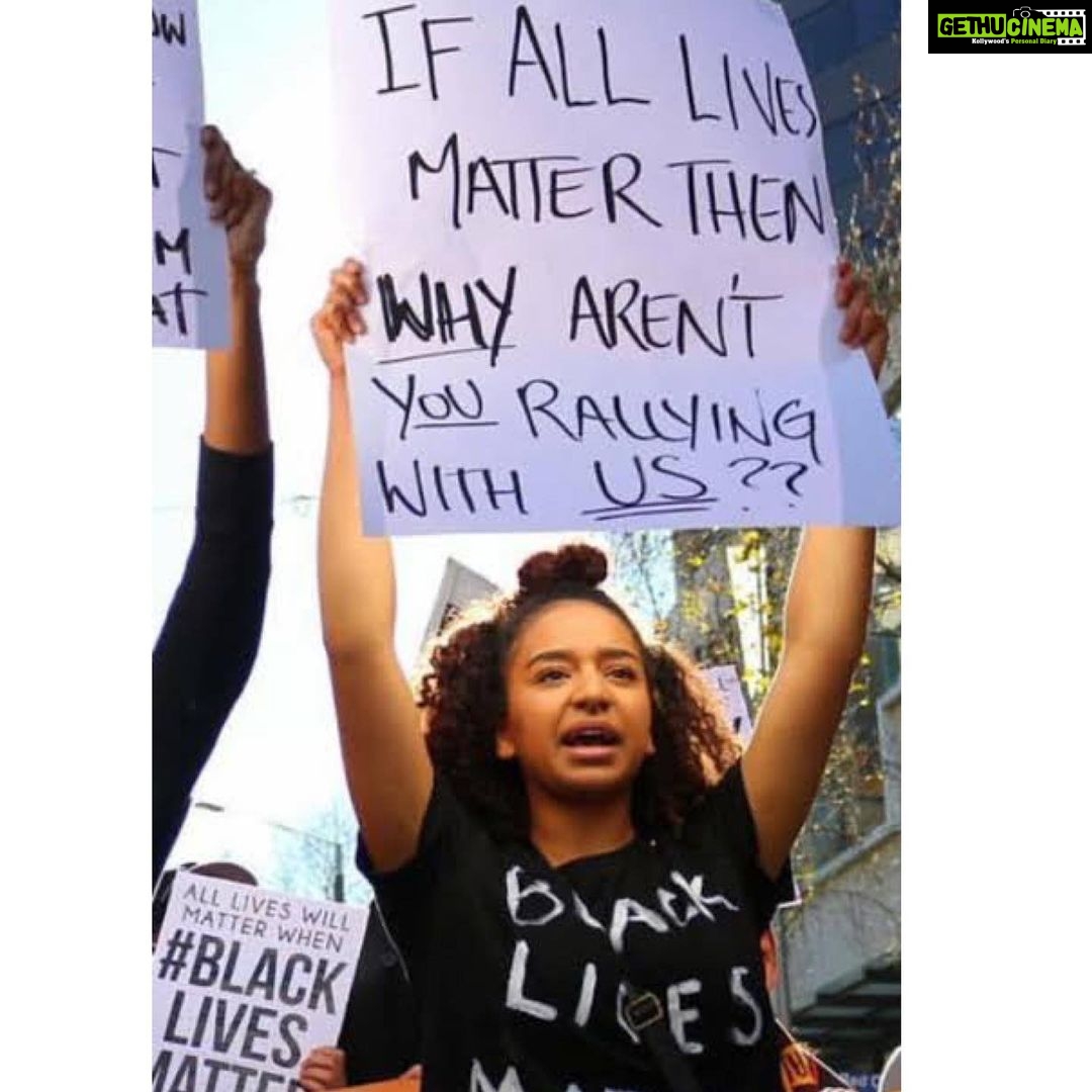Aparnaa Bajpai Instagram - Just because we don’t belong to a color, gender or religion which is considered a "Threat". - We as responsible citizens & humans need to get out of our comfort zones to unburden the weight from the shoulders of those who are fighting the battle on the streets because they don’t have the same privilege as us; by not belonging to a color, gender or religion that’s considered a "Threat". - We need to sit down and question ourselves. - My heart goes out to all the victims of system oppression & racial discrimination of all caste, creed, color, race, religion or gender. I support Humanity by opposing inequality and doing my bit by sharing awareness & speaking fearlessly. - Stand up against discrimination🙏🏻 - Educate, stand up & speak, share awareness, sign petitions, donate or do whatever little you can! - But don’t just make it a #trend !!! . . . Sources: @thewirein @billieeilish @theaadarguy