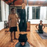 Aparnaa Bajpai Instagram - Work in progress😅 Right techniques by @rameshshetty_yoga_shala🙏🏻 Thank you 💙💙💙 Gokulam, Mysore