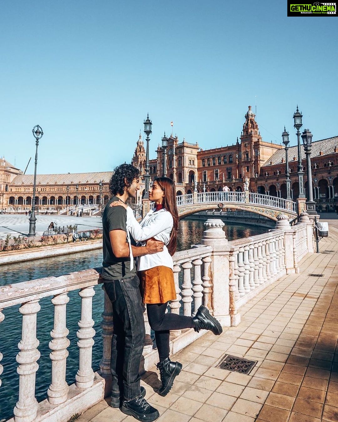Aparnaa Bajpai Instagram - #repost @roamingaffair ・・・ We spent 3 out of our 5 day trip in Seville, at this wonderful place. We were blessed with sunny days which made us appreciate where we were, even more. The pictures truly don’t do justice to the sheer size of this plaza though we tried our best :)) . . . #spain #travel #seville #plazaespaña #travelgram #travelphotography #shotoniphone #roamingaffair #travelvlogger #travelblogger #sonyalpha #lightroom #IndiaPhotoConcept #ColursOfIndia #IncredibleIndia #IndiaFeatures #OutOfThePhone #DestinationEarth #WanderersOfIndia #IndianTravelgram #NGTIndia #IndiaPhotoSociety #LonelyPlanetIndia Spain