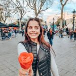 Aparnaa Bajpai Instagram - Living my best life as a Vegan🌱 . . . #veganforlove #veganforlife #veganforpeace #veganforsoul . . . #spain #barcelonaspain #travel #travelgram Barcelona, Spain