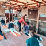 Aparnaa Bajpai Instagram - Another beautiful day of sharing yoga love with these amazing humans at @kabul_party_hostel . . . #yoga Barcelona, Spain