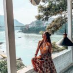 Aparnaa Bajpai Instagram - Let the waves of water drift you slowly into the hidden knowledge and heal you part by part. :-#wordsbyaparnaa Laxman Jula, Rishikesh, Uttrakhand