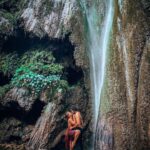 Aparnaa Bajpai Instagram - @roamingaffair... Didn’t have water in our hotel today so we had to improvise. This is our public shower💦 . . . #travelblogger #travelvlogger #travelbucketlist #rishikesh #yogacapital #india #travelindia #travelgram #travelphotography #shotoniphone #lightroom #indiatravel #travelcouple #waterfall #roamingaffair Rishikesh