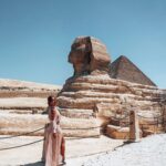 Aparnaa Bajpai Instagram - What your flight has a one day layover😱? US: *fist pump* 👊🏻 . . . #travel #travelphotography #travelblogger #travelvlogger #travelbucketlist #travelgram #roamingaffair #sonyalpha #lightroom #egypt #pyramids #pyramidsofgiza #giza #spinx The Sphinx and Giza Pyramids